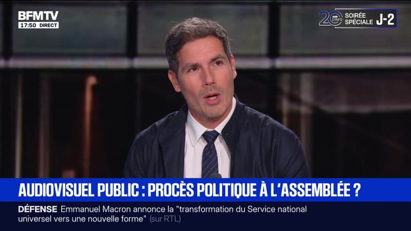 Audiovisuel public: pour Mathieu Gallet, ancien PDG de Radio France, "on est face à un faux débat"