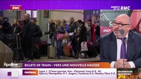 Billets de train: vers une nouvelle hausse prévue en 2024