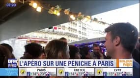 L'apéro sur une péniche à Paris