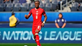 Ismaël Koné lors de la petite finale de la Ligue des nations CONCACAF entre les Etats-Unis et le Canada, le 23 mars 2025.