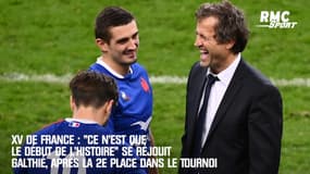 XV de France : "Ce n'est que le début de l'histoire" se réjouit Galthié
