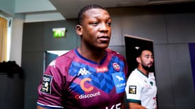 Cameron Woki (UBB) en conférence de presse