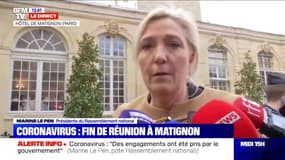 Marine Le Pen: "Je conteste" le fait que la France ne ferme pas ses frontières