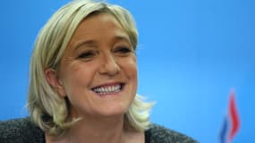 Marine Le Pen a assuré, lundi, vouloir arriver en tête des Européennes