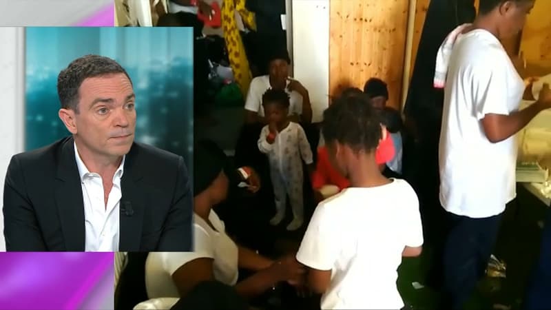 Yann Moix sur le plateau de BFMTV