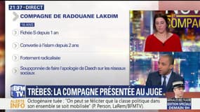 Attaques terroristes dans l'Aude: la compagne de Radouane Lakdim a été déférrée au parquet de Paris