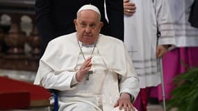 Le pape François après une messe au Vatican le 21 janvier 2024. (Photo d'archive) 