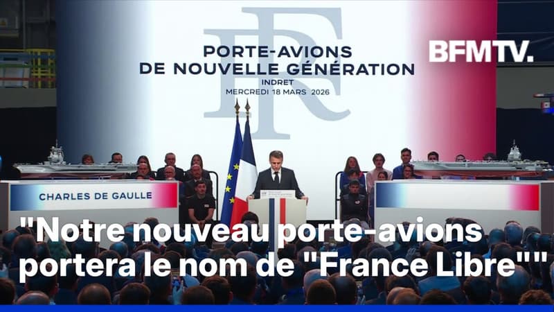 Nouveau porte-avions français: le discours d'Emmanuel Macron, en intégralité