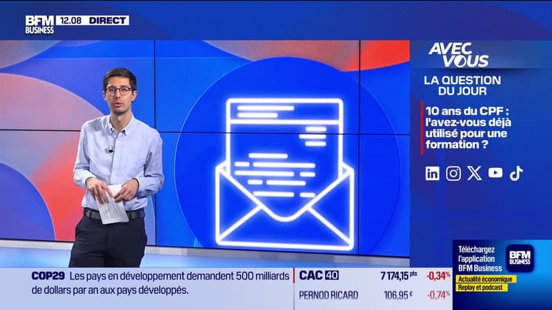 4 EN DIRECT 10 ans du CPF : l'avez-vous déjà utilisé pour une formation ?