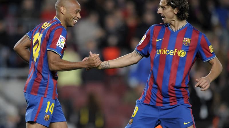 Thierry Henry et Zlatan Ibrahimovic