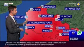  Météo Nord-Pas-de-Calais: un beau soleil et des températures hautes ce mardi, 25°C à Lille et 24°C à Calais