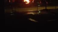 Une voiture en feu à Reims - Témoins BFMTV