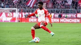 Alphonso Davies lors Bayern Munich-Werder Brême (0-1, Bundesliga), le 21 janvier 2024