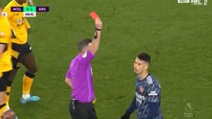 Wolverhampton-Arsenal : l'expulsion de Gabriel Martinelli