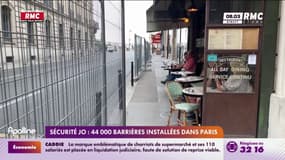 Sécurité JO: 44.000 barrières installées dans Paris