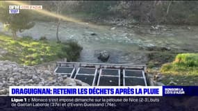 Draguignan: retenir les déchets après la pluie