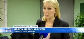 Marion Maréchal-Le Pen interprète les scores du FN "comme la fin du vieux monde politicien"