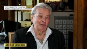 Alain Delon a accordé une interview à TV5 Monde, diffusée le 1er juillet 2021.