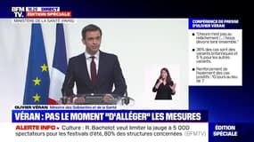 Olivier Véran: "Ce ne serait pas responsable" de rouvrir les lieux publics fermés