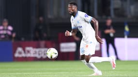 Chancel Mbemba avec l'OM en août 2023