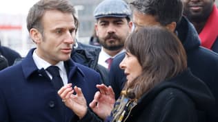 Emmanuel Macron et Anne Hidalgo