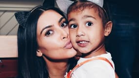Kim Kardashian et sa fille North West