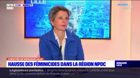 Féminicides: Sandrine Rousseau, candidate à la primaire EELV pour la présidentielle 2022 souhaite qu'on "donne les moyens à la justice"
