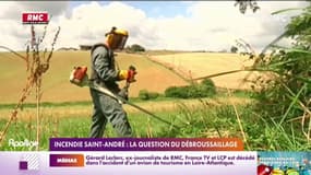 Incendie Saint-André : la question du débroussaillage 