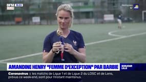 Une poupée Barbie à l'effigie d'Amandine Henry