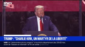 "C'est un martyr pour la liberté aux États-Unis": l'hommage de Donald Trump aux obsèques de Charlie Kirk dans l'Arizona