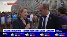 France-Uruguay:  "je suis très heureux de voir toute cette foule", rapporte Sébastien Carrez, président de la Ligue des Hauts-de-France de Rugby