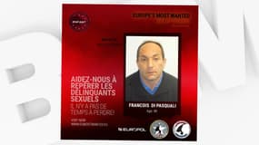 Europol diffuse, le 27 octobre 2020, la photo de François Di Pasquali, listé parmi "les fugitifs les plus recherchés d'Europe".