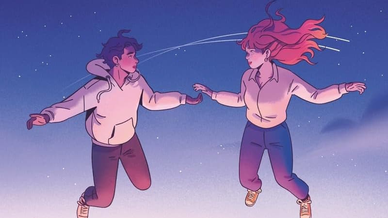 La couverture de la BD "Les Nébuleuses" d'Anaïs Félix et Camille Pagni