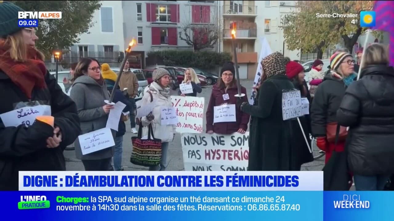 Digne-les-Bains: une marche contre les féminicides