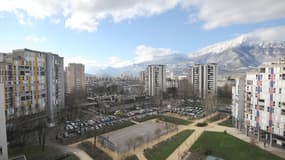 Le quartier de la Villeneuve, à Grenoble, en décembre 2012