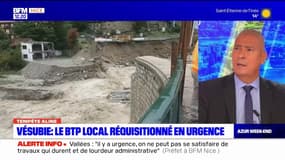 Tempête Aline: "je veillerai personnellement sur la bonne exécution des travaux dans un délai satisfaisant", assure le préfet des Alpes-Maritimes