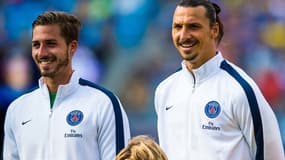 Kevin Trapp et Zlatan Ibrahimovic