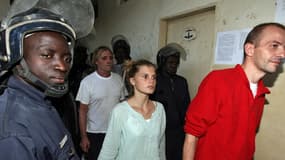 Alain Peligat, Emilie Lelouch et Eric Breteau au Tchad en 2007.