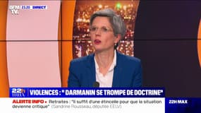 Sandrine Rousseau: "La technique du maintien de l'ordre met en danger les forces de police"