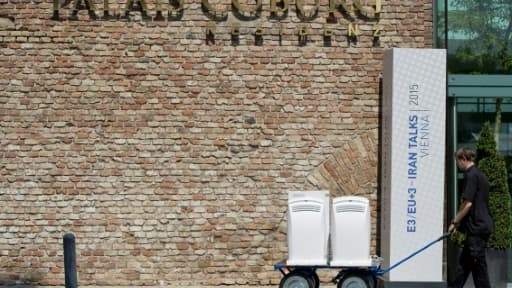 Le Palais Coburg à Vienne, où ont lieu les négociations sur le nucléaire iranien, le 7 juillet 2015