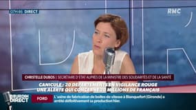"Avec des épisodes de canicule aussi intenses, on ne peut pas avoir zéro mort" craint la secrétaire d’Etat Christelle Dubos