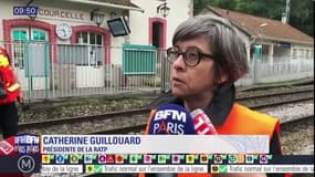 Déraillement d'un RER: "la voie est très endommagée", indique la présidente de la RATP