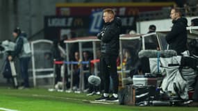 Will Still sur le banc de Lens face au Havre, le 1er mars 2025.