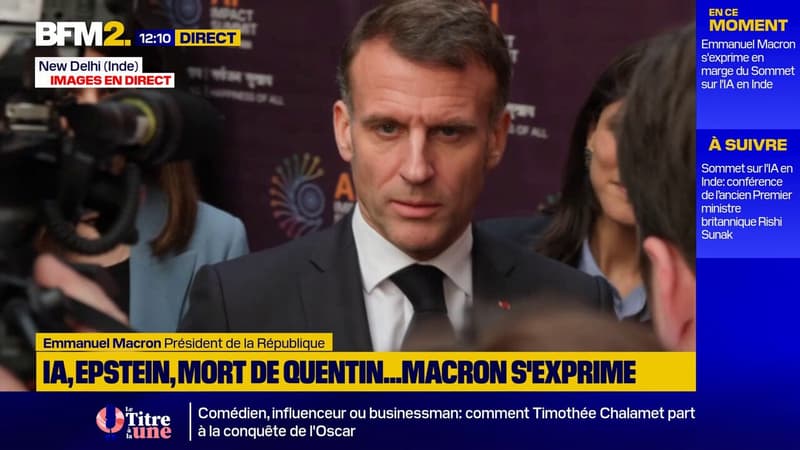 Emmanuel Macron ne croit pas "en un ordre international qui se résume à un rapport de suzerain à vassal"