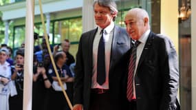 Les patrons de l'UNFP, Sylvain Kastendeuch et Philippe Piat, côte à côte