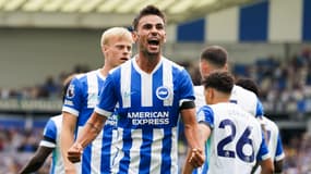 Matt O'Riley le 16 août 2025 avec Brighton 