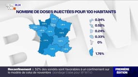 Covid-19: quelles sont les régions qui ont le plus vacciné en France en un mois ?