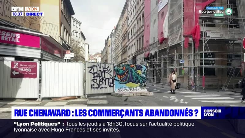 Lyon : les commerçants de la rue Chenavard abandonnés ?