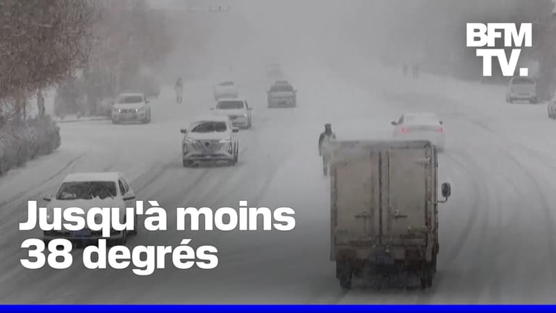 Une vague de froid balaie le nord et l'est de la Chine