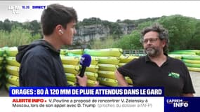 Orages dans le Gard: 80 à 120 millimètres de pluie attendus dans le département